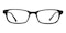 Iowa Black Rectangle Acetate Eyeglasses