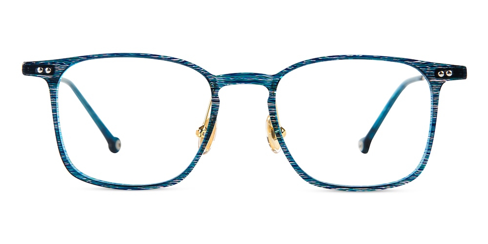 Lake Blue Square Acetate Eyeglasses