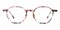 Kenora Pink Flora Round Acetate Eyeglasses