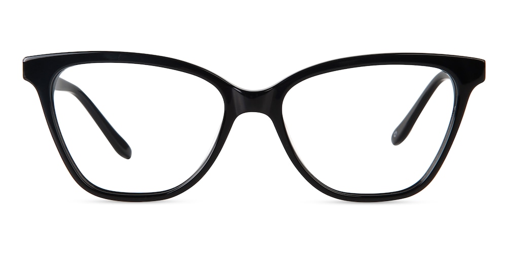 Poppy Black Cat Eye Acetate Eyeglasses