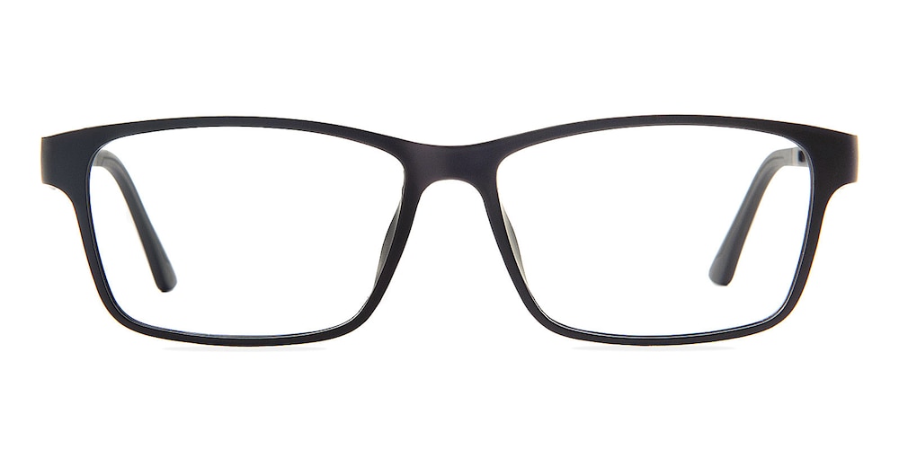 Alton Black(Green Mirror-coating) Rectangle TR90 Eyeglasses