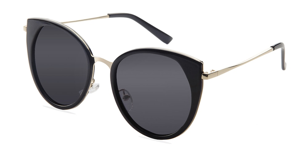 Belinda Black Cat Eye TR90 Sunglasses