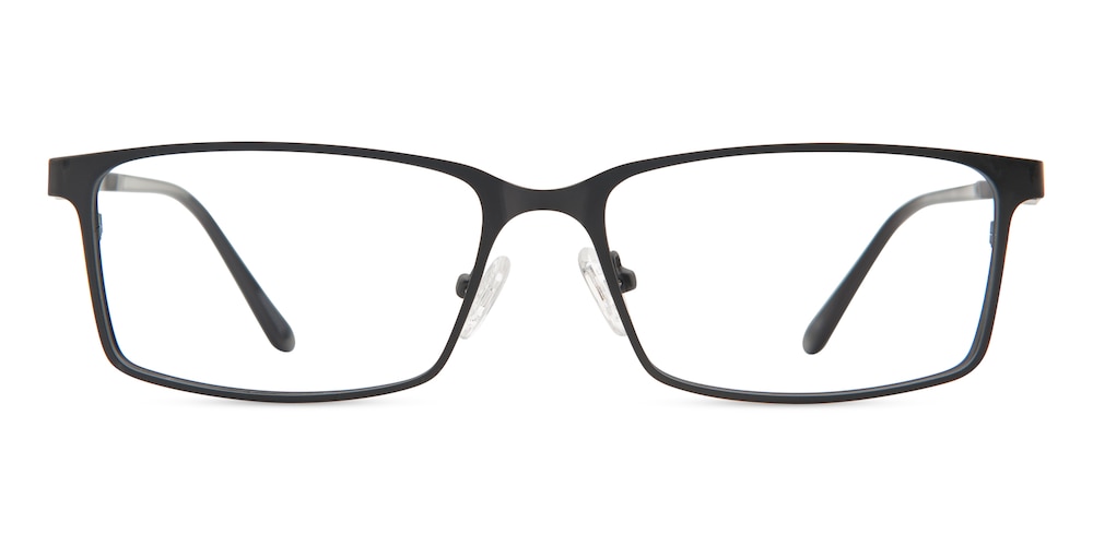 Lambert Gunmetal(Silver Mirror-coating) Rectangle Metal Eyeglasses