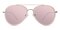 Dana Pink (Mirrored Lens-Pink) Aviator TR90 Sunglasses