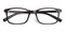Plymouth Black Rectangle TR90 Eyeglasses