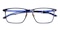 GreenBay Blue Rectangle TR90 Eyeglasses