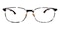 Eagle Black/Crystal Rectangle TR90 Eyeglasses
