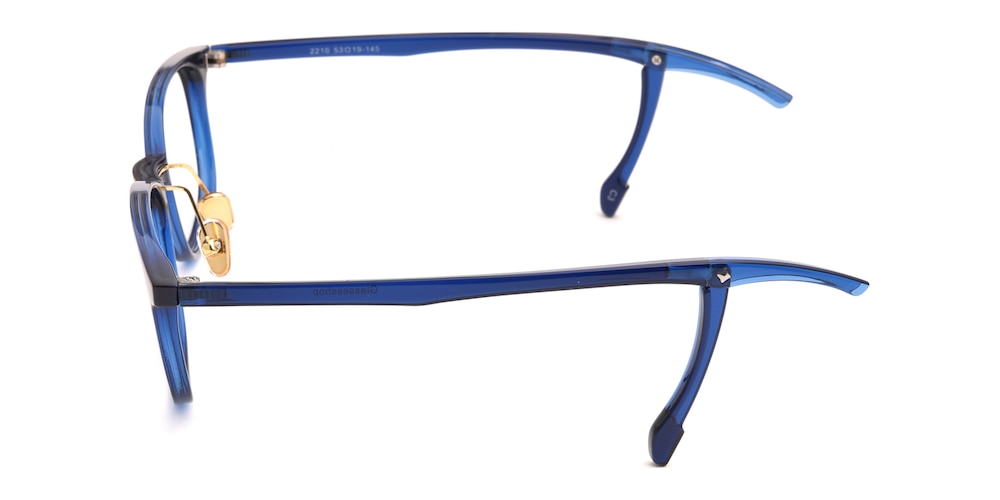 Eagle Blue Rectangle TR90 Eyeglasses