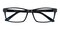 Basil Black/Blue Rectangle Acetate Eyeglasses