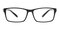 Basil Black Rectangle Acetate Eyeglasses
