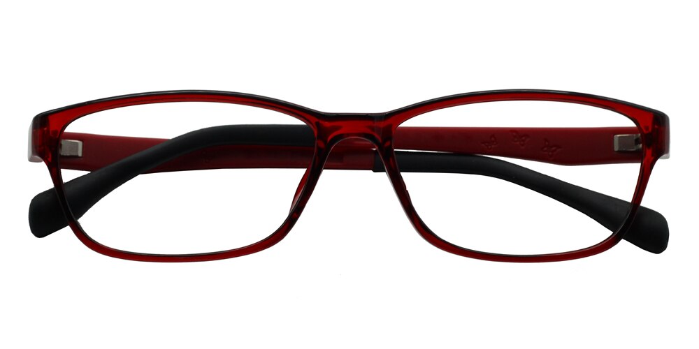 Sacramento Red Rectangle TR90 Eyeglasses