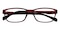 Sacramento Red Rectangle TR90 Eyeglasses