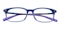 Eville Purple Classic Wayframe Acetate Eyeglasses