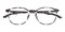 Grove Black/Crystal Oval TR90 Eyeglasses