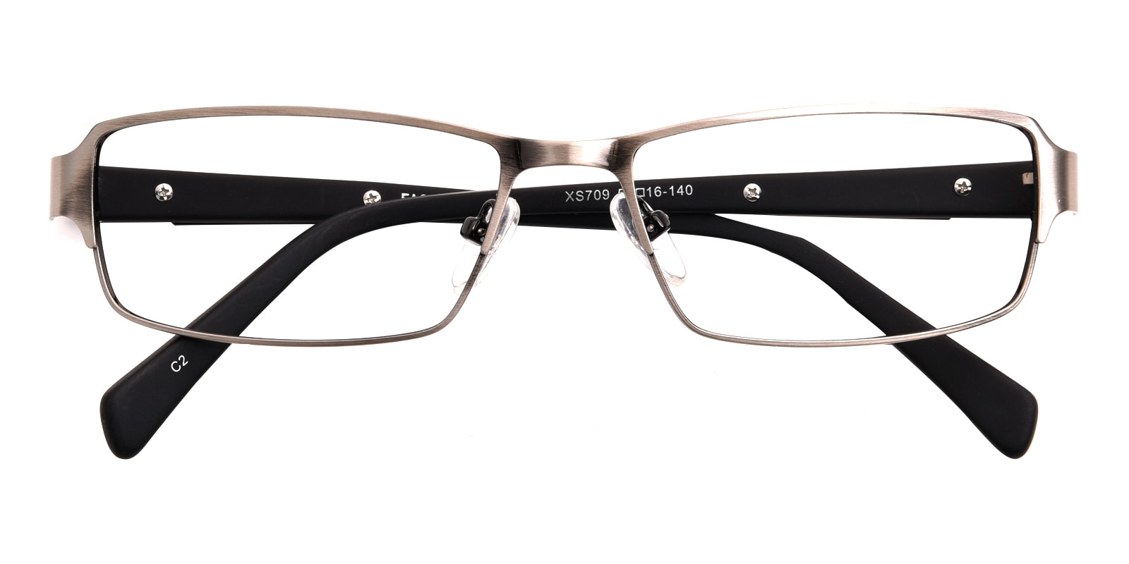 Kim Rectangle - Gunmetal Eyeglasses