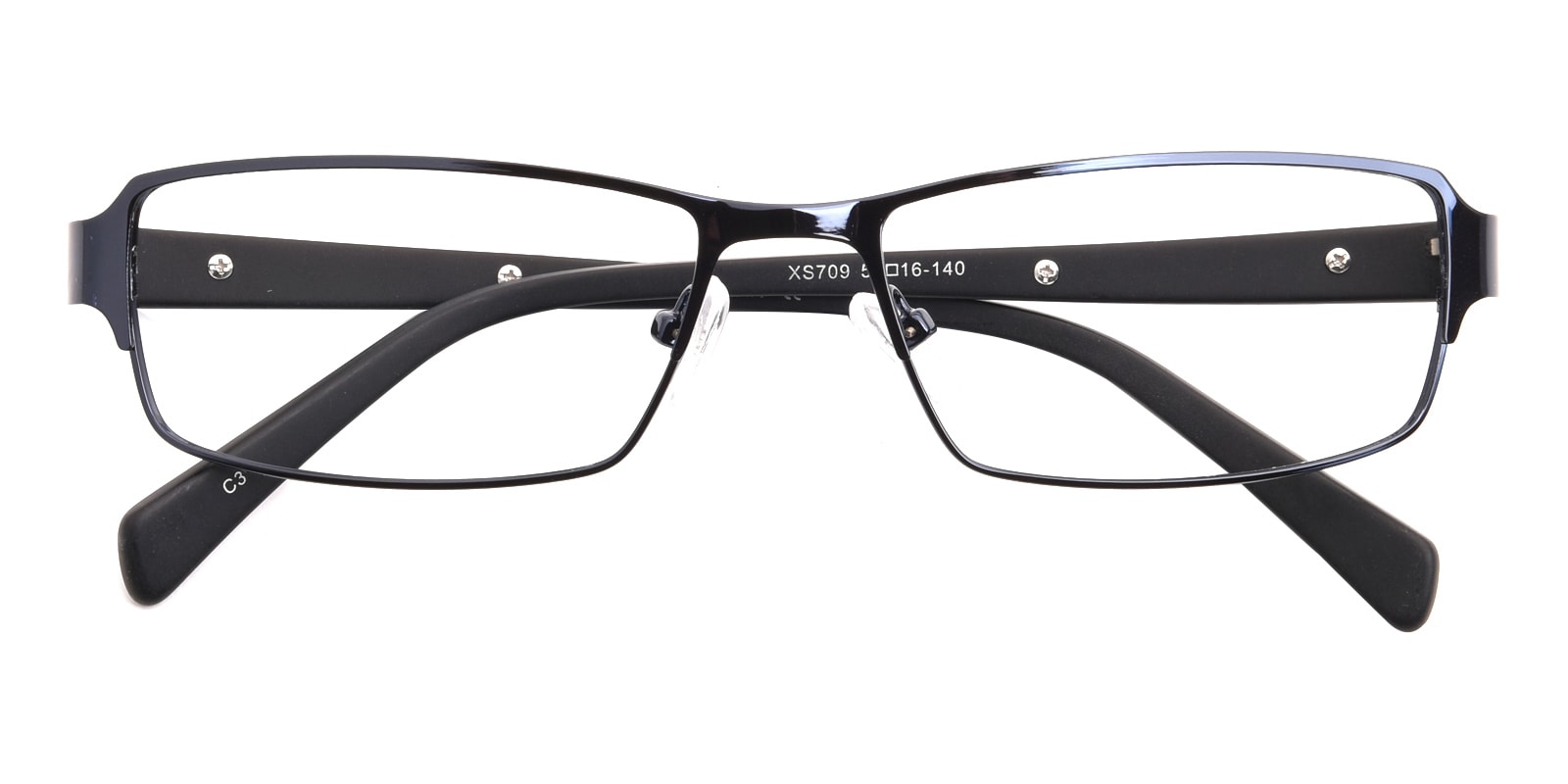 Kim Rectangle - Blue Eyeglasses