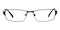 Kim Green Rectangle Metal Eyeglasses