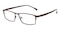 Jason Brown Rectangle Titanium Eyeglasses