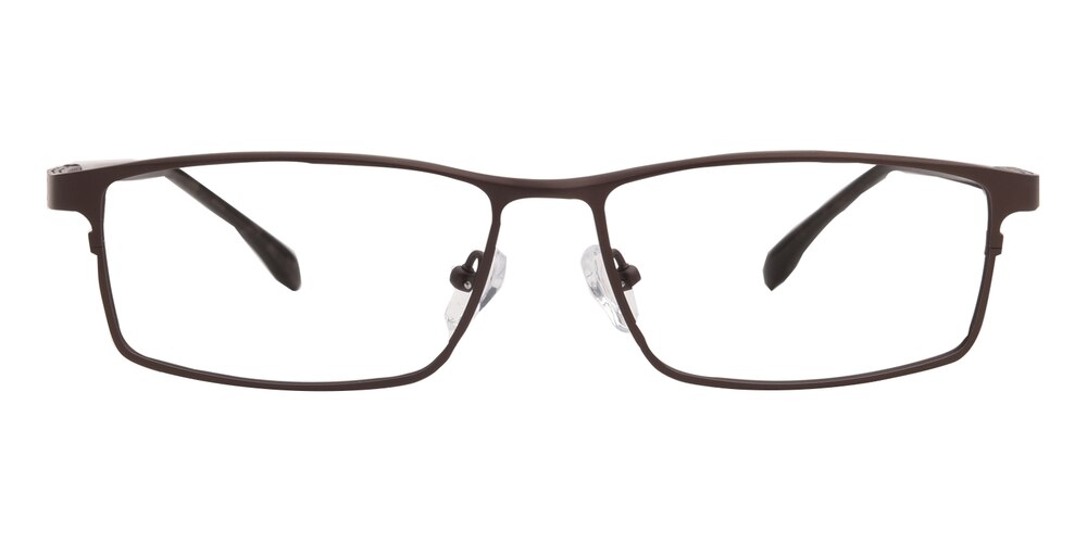 Jason Brown Rectangle Titanium Eyeglasses