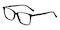 Pea Black Rectangle Acetate Eyeglasses