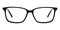 Pea Black Rectangle Acetate Eyeglasses