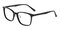 East Black Rectangle Acetate Eyeglasses