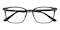 East Black Rectangle Acetate Eyeglasses
