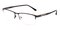 Antony Gunmetal Rectangle Titanium Eyeglasses