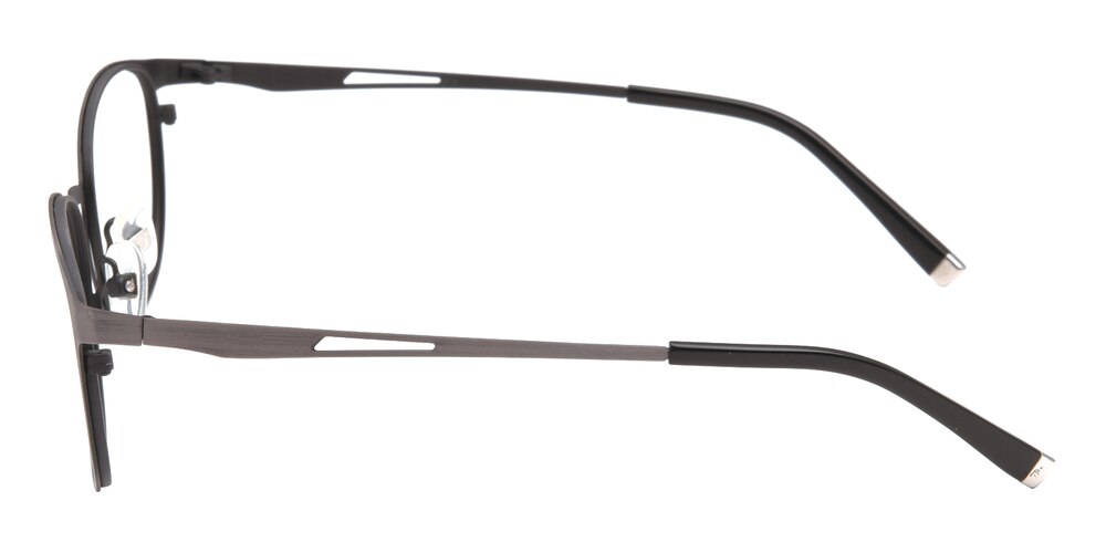 Mobile Gunmetal Classic Wayframe Metal Eyeglasses