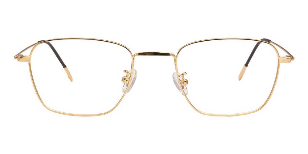 Tempe Golden Rectangle Metal Eyeglasses