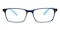 Holt Blue Rectangle TR90 Eyeglasses