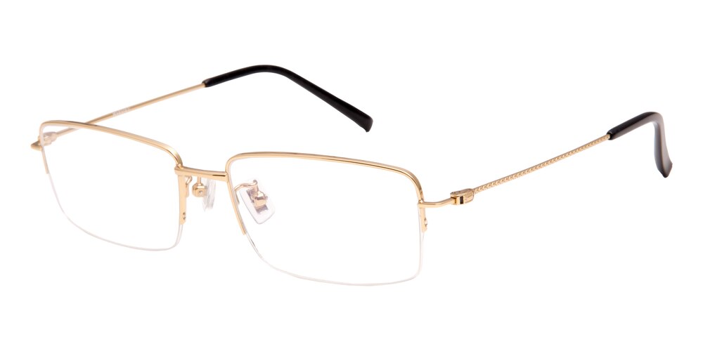 Colin Golden Rectangle Titanium Eyeglasses