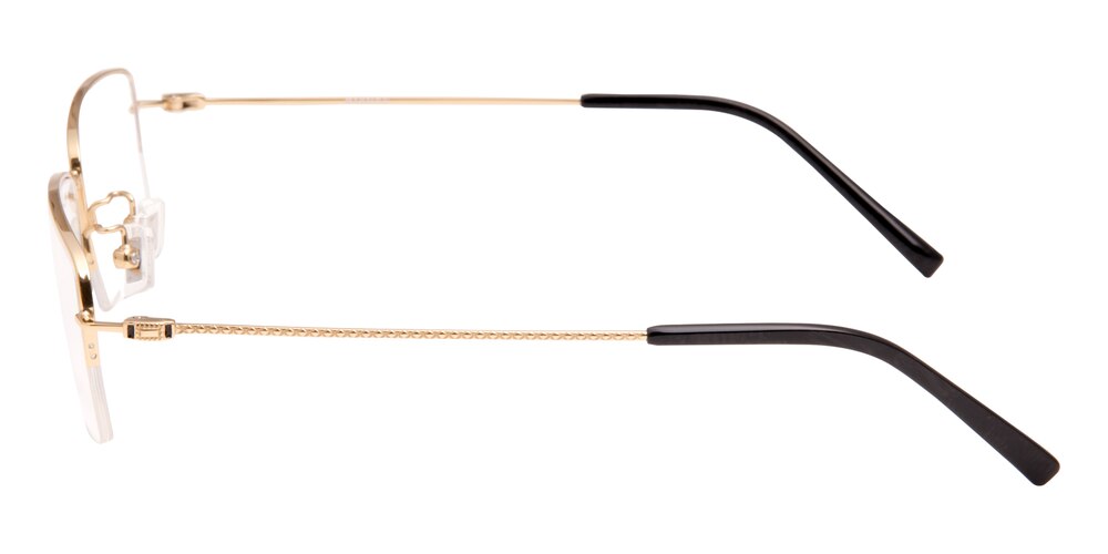Colin Golden Rectangle Titanium Eyeglasses