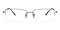 Colin Black Rectangle Titanium Eyeglasses