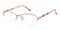 Bertha Pink Oval Titanium Eyeglasses