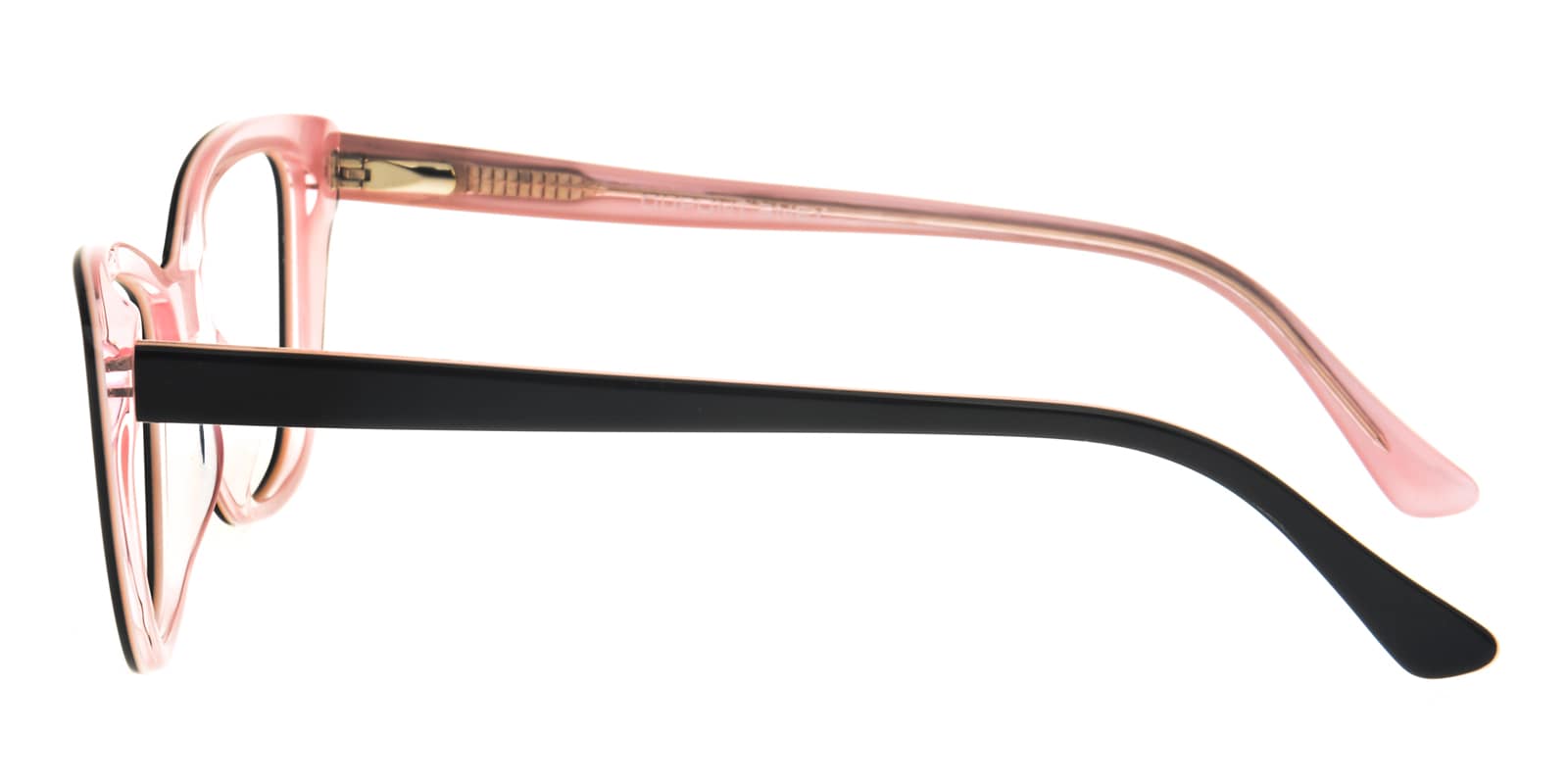 Nicole Cat Eye Black/Pink Full-Frame Acetate Eyeglasses