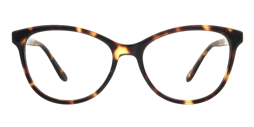 Mandy Cat Eye Tortoise Full-Frame Acetate Eyeglasses | GlassesShop