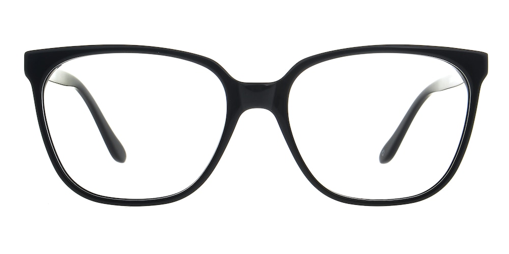 Buckeye Black Square Acetate Eyeglasses