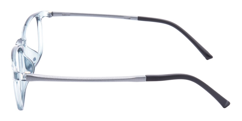 Kelowna Gray Rectangle Ultem Eyeglasses