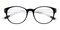 Monterey Black/Crystal Round TR90 Eyeglasses