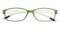 Walnut Green Rectangle TR90 Eyeglasses