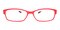 Walnut Red Rectangle TR90 Eyeglasses