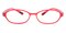 Peppa Red Oval TR90 Eyeglasses