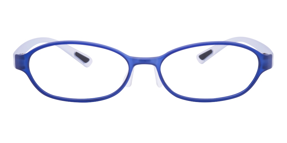 Peppa Blue/Crystal Oval TR90 Eyeglasses