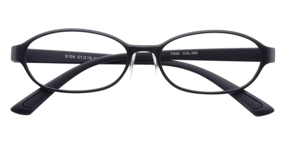 Peppa Black Oval TR90 Eyeglasses