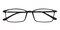 Cotton Gray Rectangle TR90 Eyeglasses