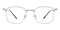 Northport Crystal/Silver Classic Wayframe TR90 Eyeglasses