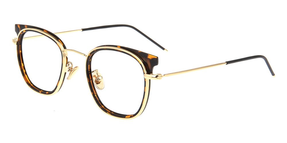 Grace Tortoise/Golden Square TR90 Eyeglasses