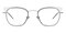 Grace Gray/Silver Square TR90 Eyeglasses