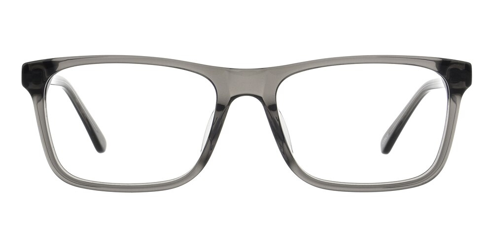 Bennett Gray Rectangle Metal Eyeglasses